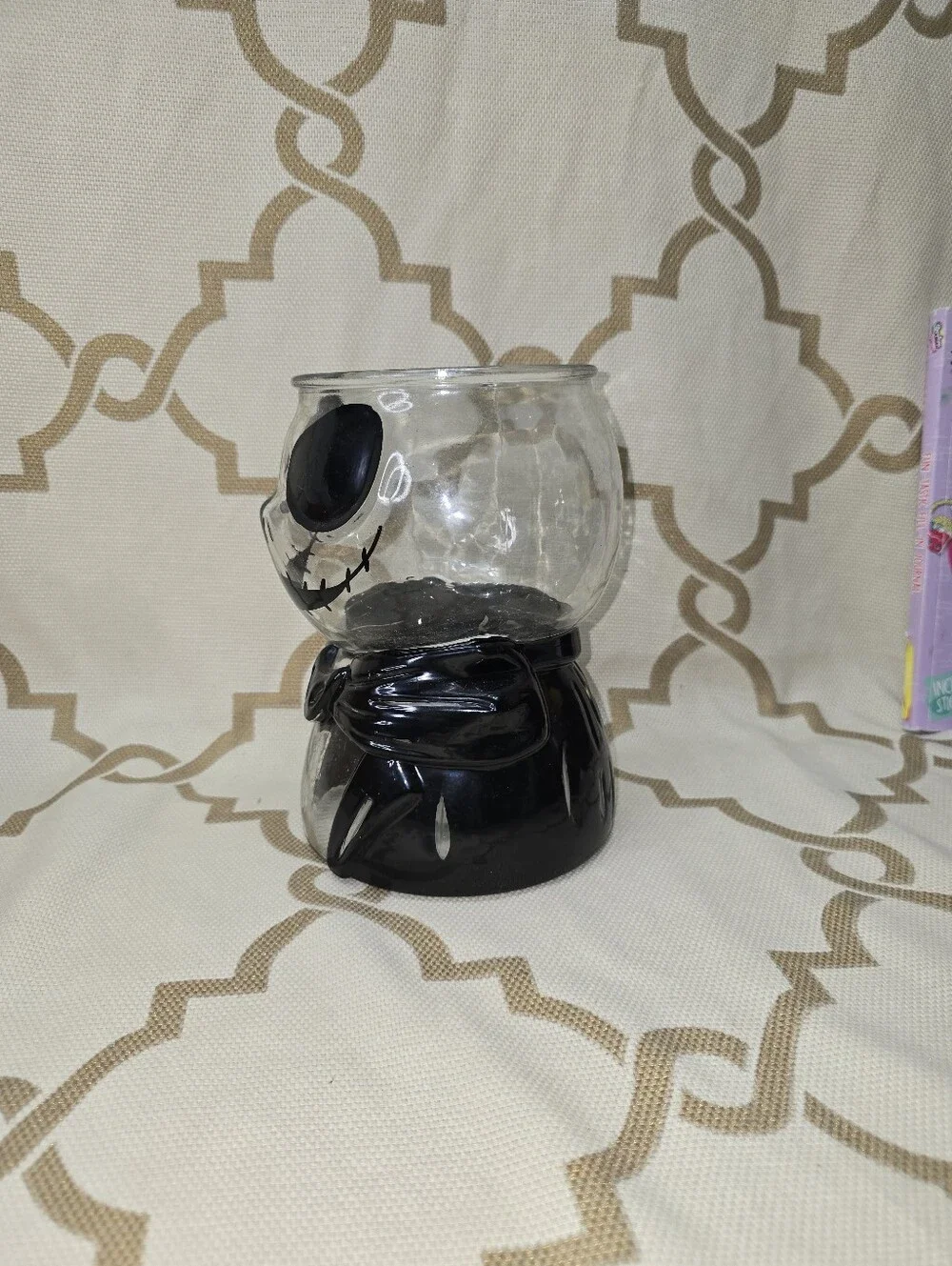 Tim Burtons The Nightmare Before Christmas Glass Candy Jar Jack Skellington 2023